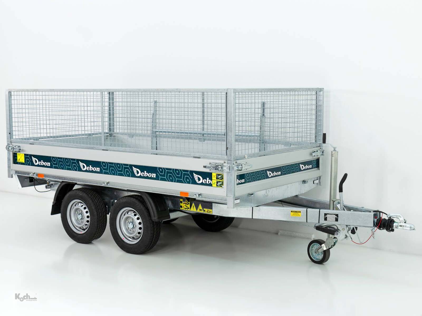 Anhänger του τύπου Sonstige Heckkipper 155x305cm 2,0t|E-Pumpe|Gitter 60cm|AKTION (Ki12311667So), Neumaschine σε Winsen (Luhe) (Φωτογραφία 3)